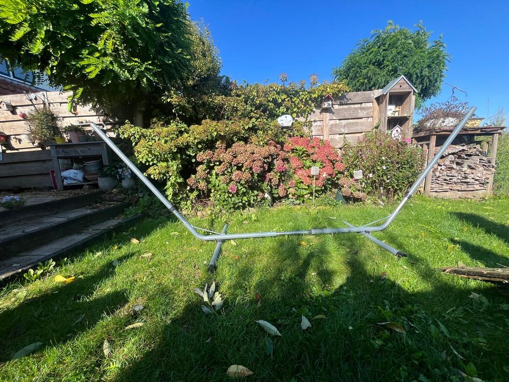 Hangmat standaard, Tuin en Terras, Hangmatten, Ophalen, Zo goed als nieuw, Eenpersoons