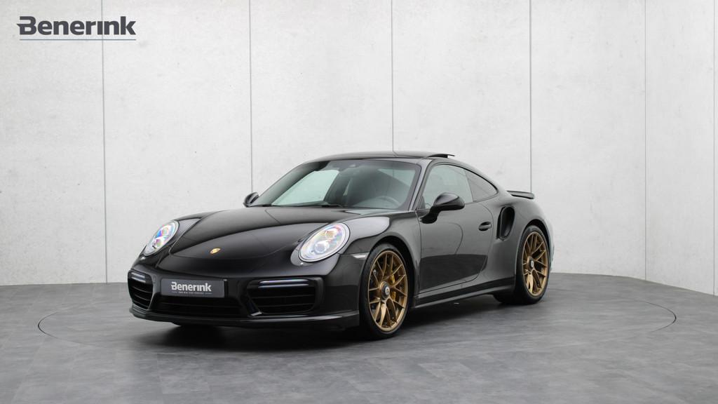Porsche 911 991.2 3.8 Turbo S | Stoelventilatie | Keramisch, Auto's, Porsche, Gebruikt, 4 stoelen, Zwart, Bedrijf