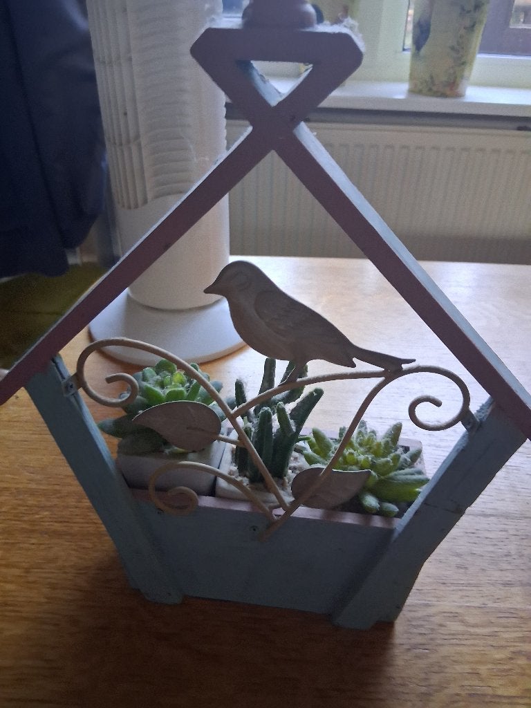 plantenbakje hout metaal, Ophalen, Overige materialen, Gebruikt, Balkon