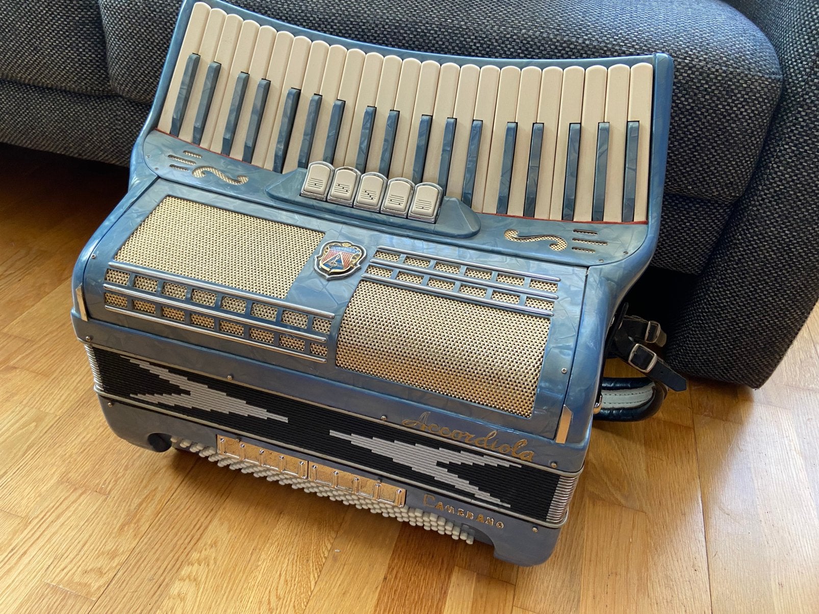 Accordiola, Gebruikt, Met koffer, Accordiola, 120-bas