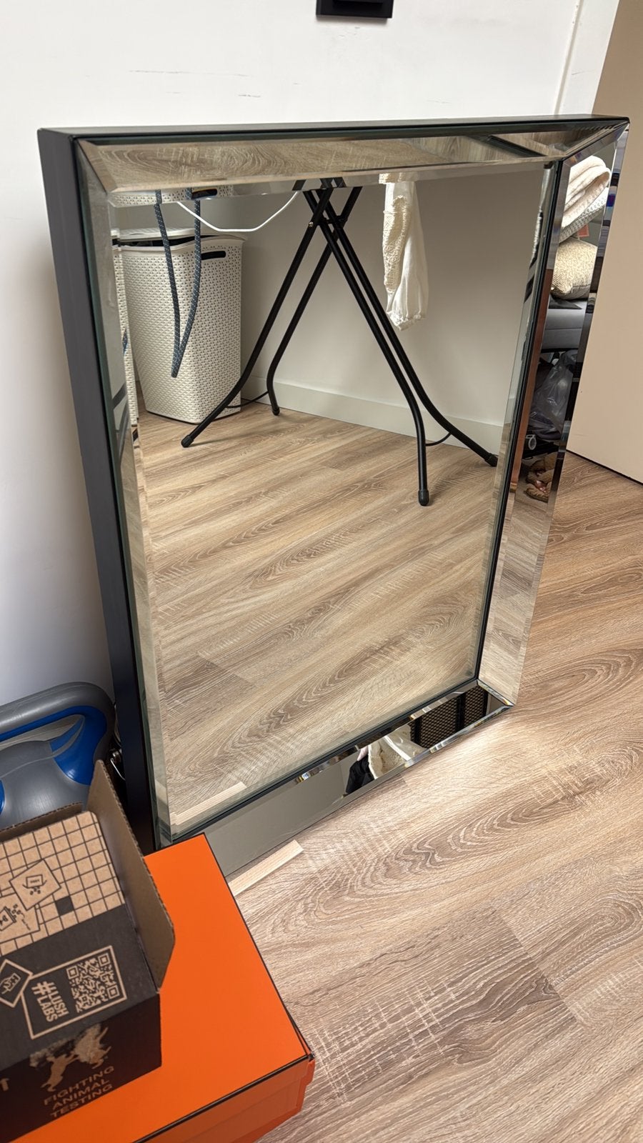 Spiegellijst spiegel, Ophalen, Minder dan 50 cm, Zo goed als nieuw, Minder dan 100 cm