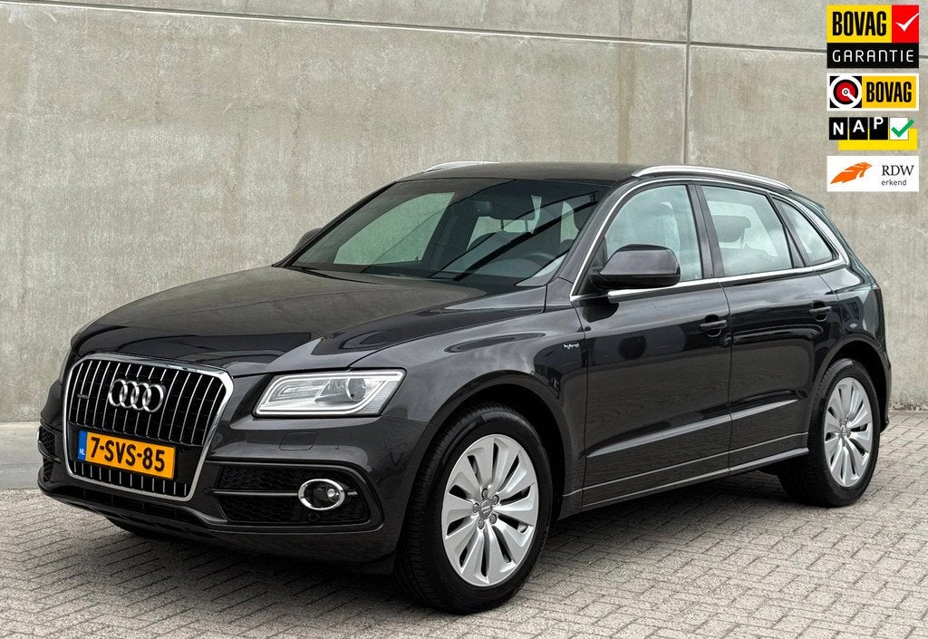 Audi Q5 2.0 TFSI hybrid Quattro 245pk AUT 2014 NAP|1E EIG., Auto's, Audi, Automaat, Euro 5, Automatische klimaatregeling, Gebruikt