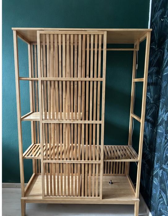 IKEA NORDKISA kast van bamboe, Ophalen, Gebruikt