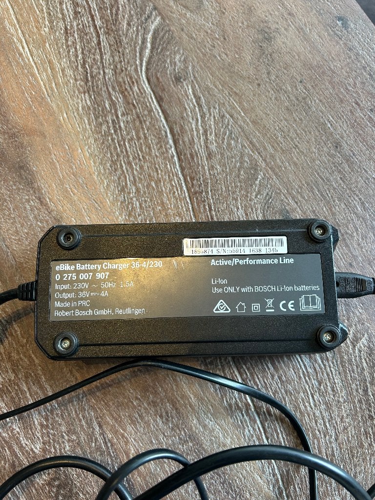 Ebike oplader, Gebruikt