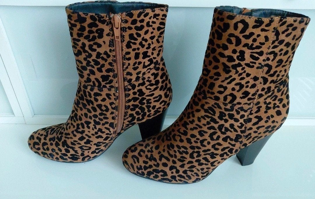 Bluebox gevoerde laarzen met luipaardprint, maat 38, Kleding | Dames, Bruin, Lage of Enkellaarzen, Nieuw, Ophalen of Verzenden