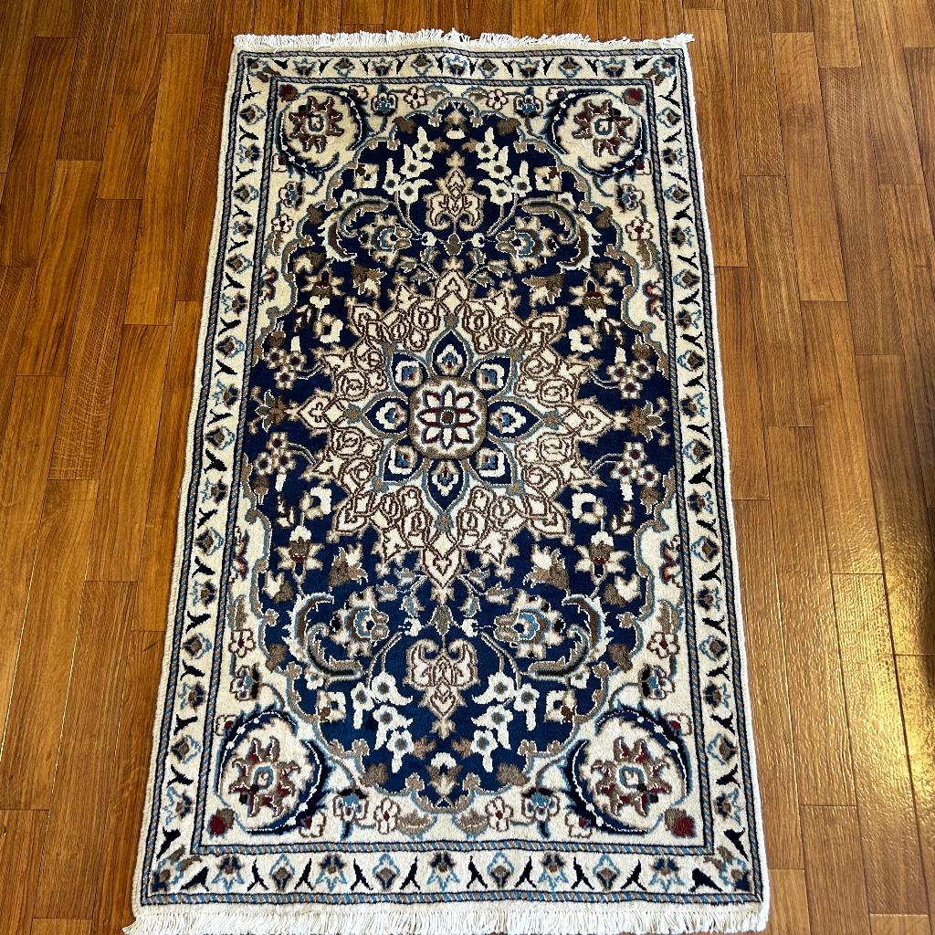 Trendy origineel Perzisch tapijt – 146 x 85 cm – Nain, TTM Wonen, Meubels – (Perzische) Tapijten en Woonaccessoires, 100 tot 150 cm