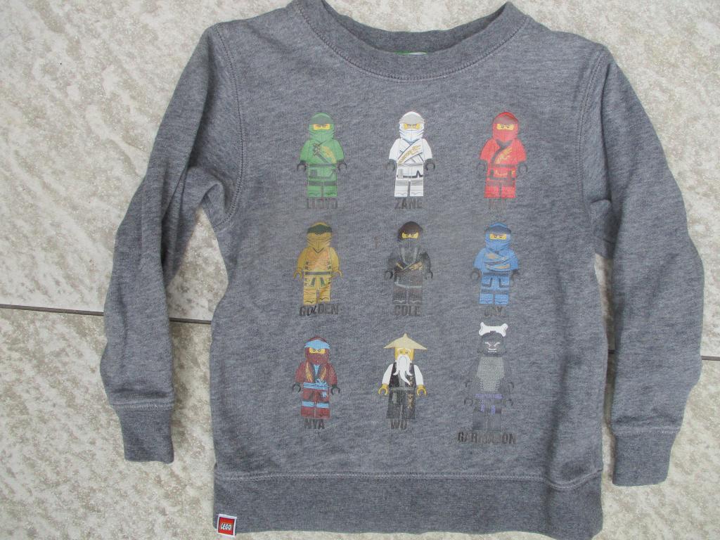Sweater trui grijs Lego Ninjago maat 104 truitje, Trui of Vest, Ophalen of Verzenden, Jongen, H&M.