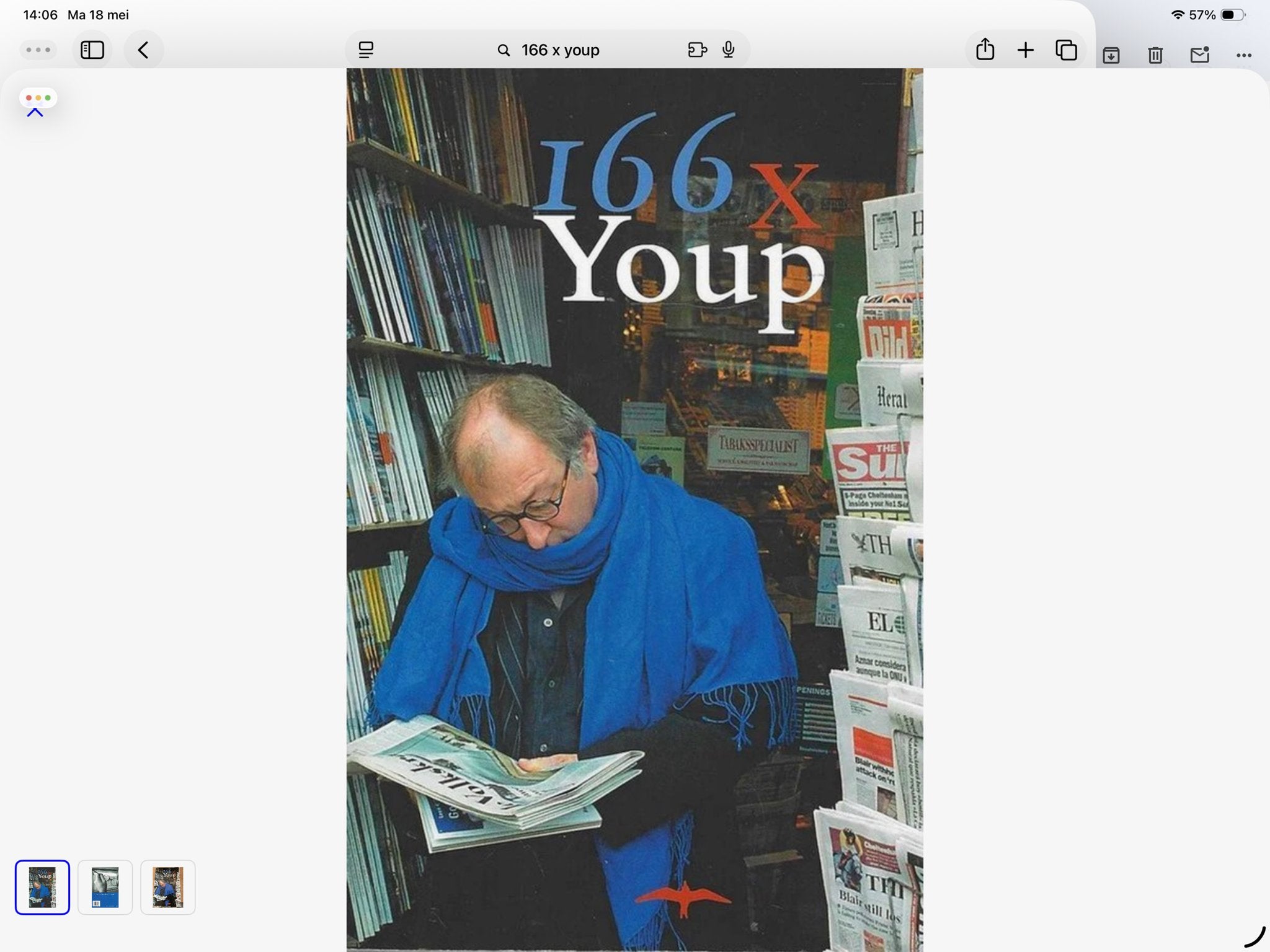 166x Youp - Humoristische bundel van Youp van 't Hek, Ophalen of Verzenden, Zo goed als nieuw, Nederland