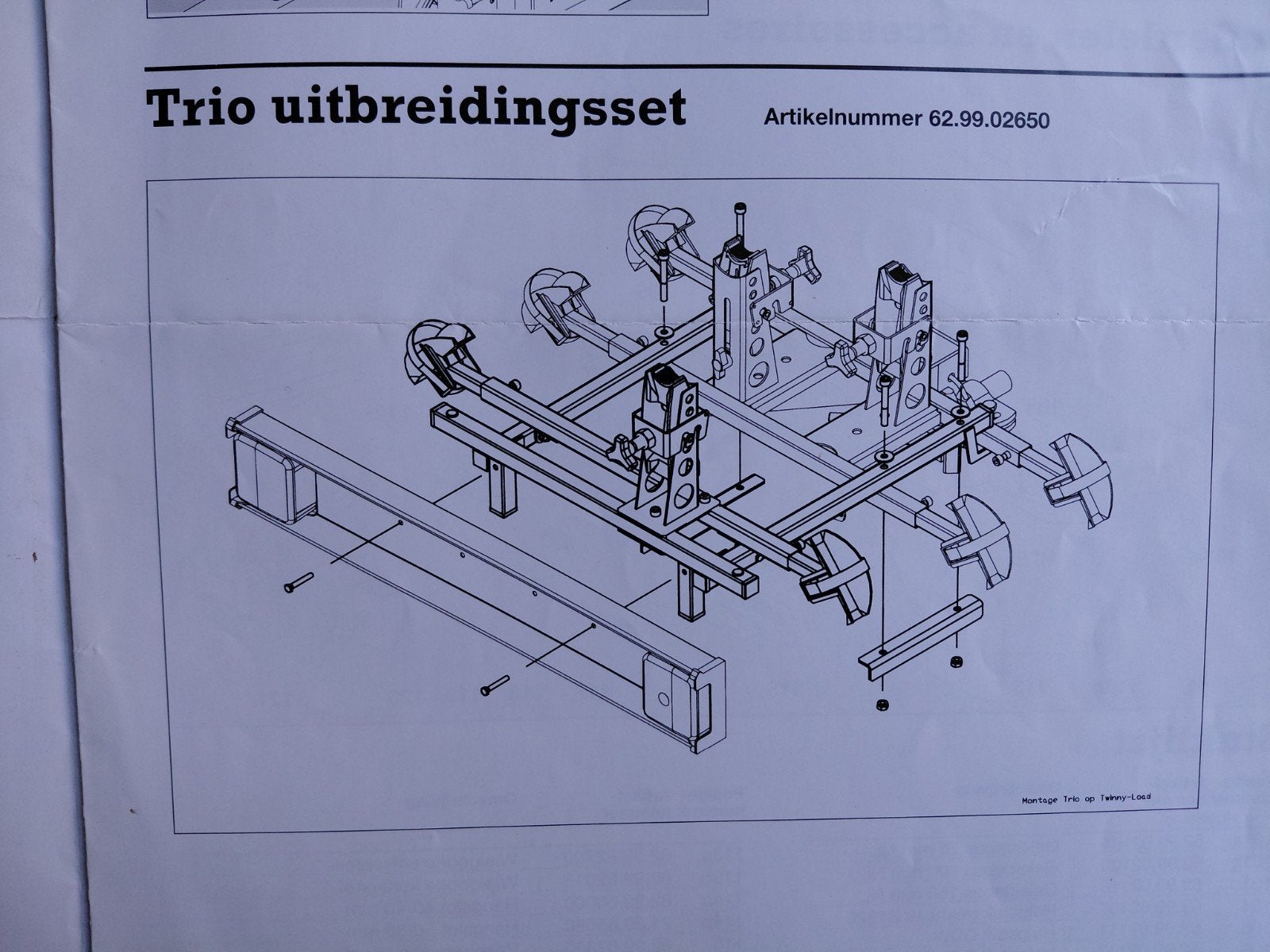 Twinnyload-verlengstuk voor fietsdrager, Auto diversen, Fietsendragers, Ophalen, Gebruikt, Trekhaakdrager