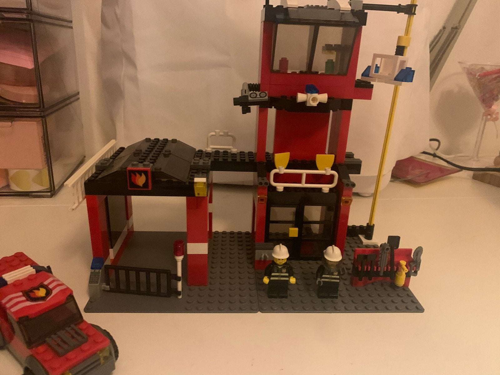 Drie complete Lego modellen: Brandweer en Politie, Ophalen of Verzenden, Gebruikt, Overige merken