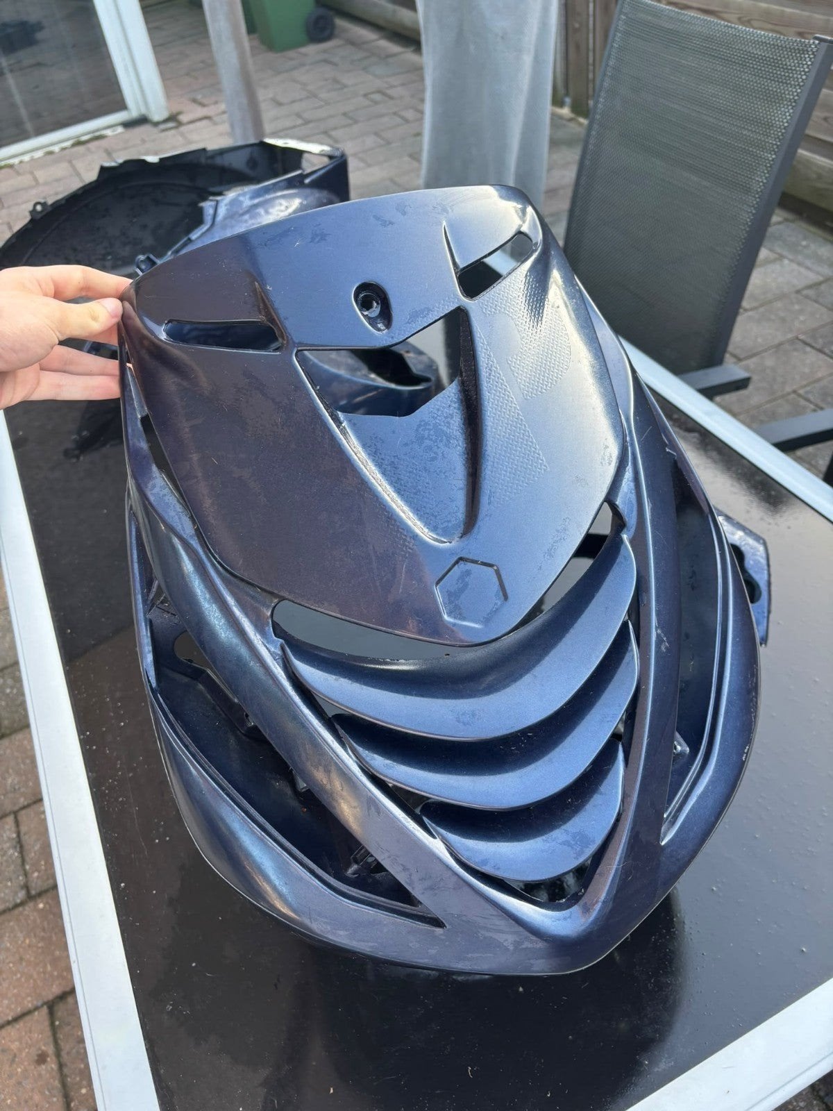 Kappenset Piaggio Zip SP - Donkerblauw, Ophalen of Verzenden, Gebruikt, Kap, Piaggio