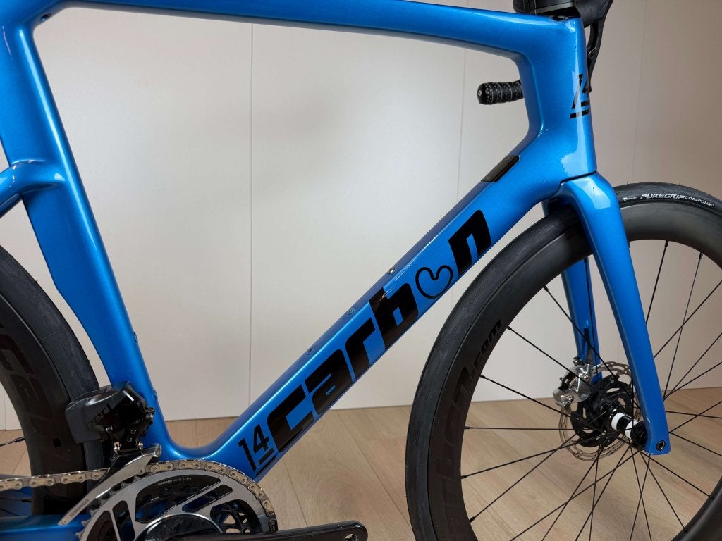 14Carbon Aero 2.0 - Sram Red AXS - Maat 58 - Nette staat, Fietsen en Brommers, 28 inch, Gebruikt, Carbon, Info@velostudio.nl