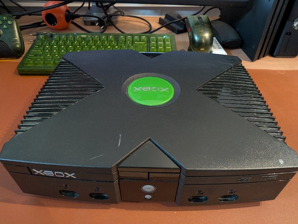 Xbox met 120Gb harde schijf, Spelcomputers en Games, Spelcomputers | Xbox Original, Ophalen of Verzenden, Gebruikt, Zonder controller