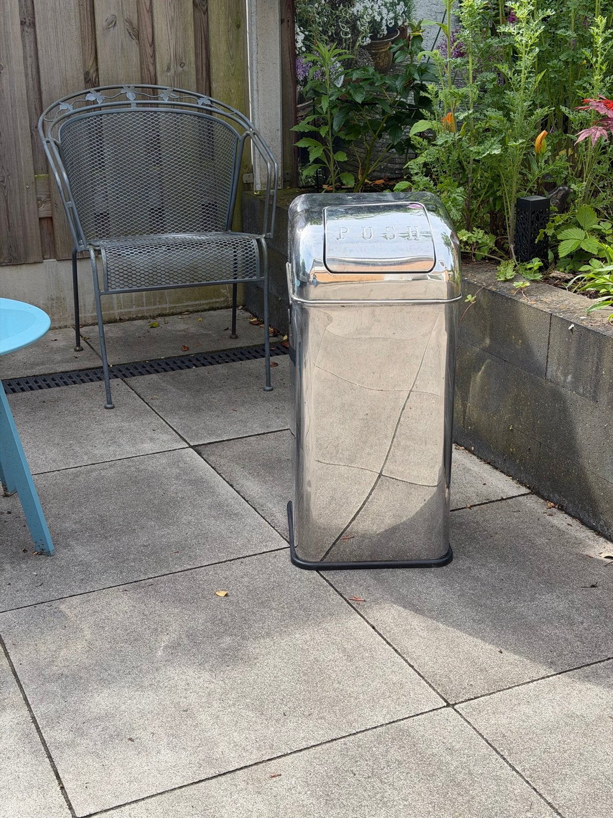 Retro Jaren '50 - 60 model prullenbak,  koffietent stijl, Huis en Inrichting, Woonaccessoires | Prullenbakken, Ophalen, Gebruikt