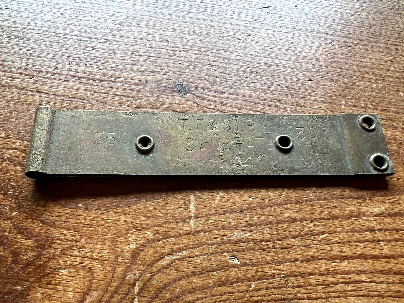 Invoerstrip patronenband vickers machinegeweer, Verzamelen, Ophalen of Verzenden, Landmacht, Engeland