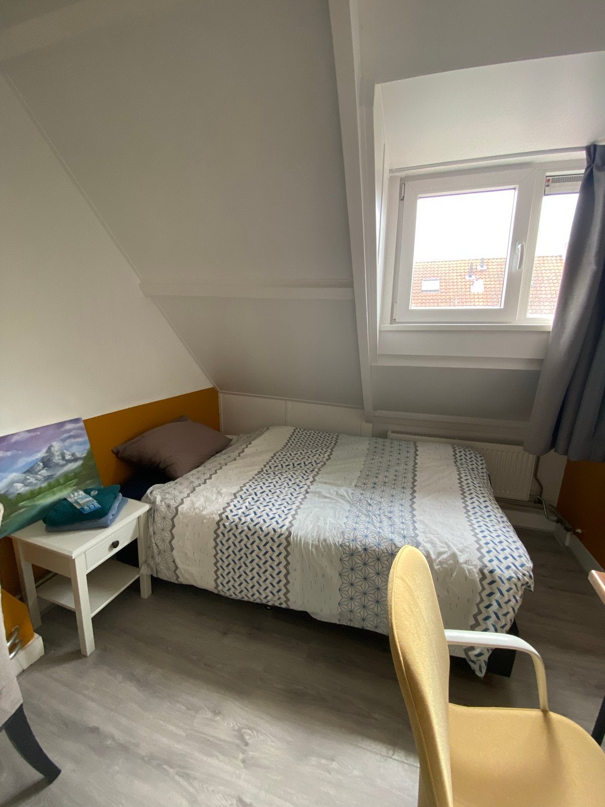 Tweepersoonsbed 160x180 met lichte zijschade, Ophalen, Gebruikt, Tweepersoons, 190 cm of minder