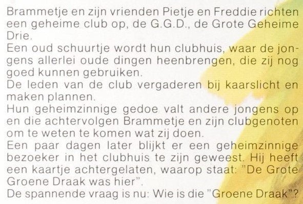 De geheime club van Brammetje Bond (jaren 80), Fictie algemeen, Verzenden, Zo goed als nieuw, Jan Louwman