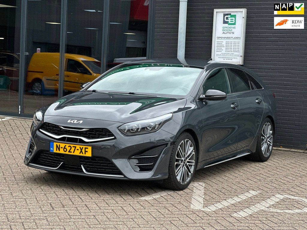 Kia ProCeed 1.5 T-GDi GT-PlusLine/160 PK/LEDER/CAMERA/CARPLA, Auto's, Kia, Bedrijf, Te koop, (Pro) Cee d, ABS, Achteruitrijcamera