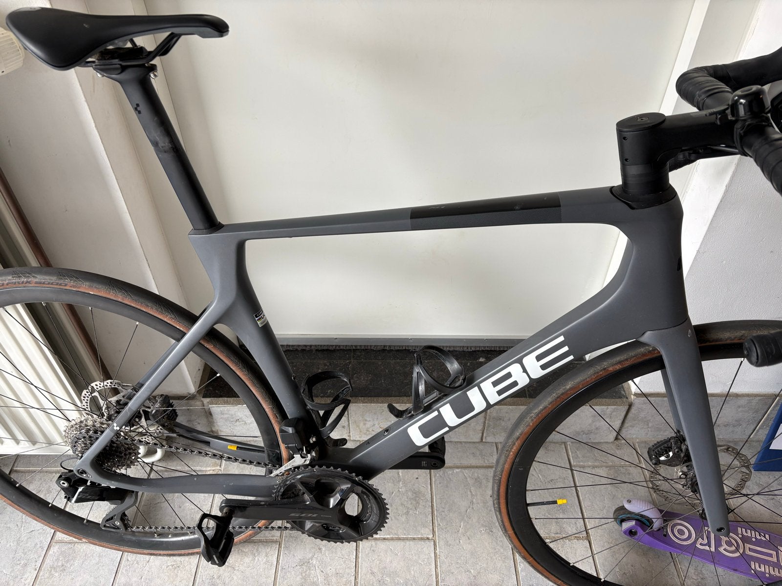 Cube Agree C62 racefiets (105 Di2) maat 58, Fietsen en Brommers, Fietsen | Racefietsen, 28 inch, Carbon, Heren, Zo goed als nieuw