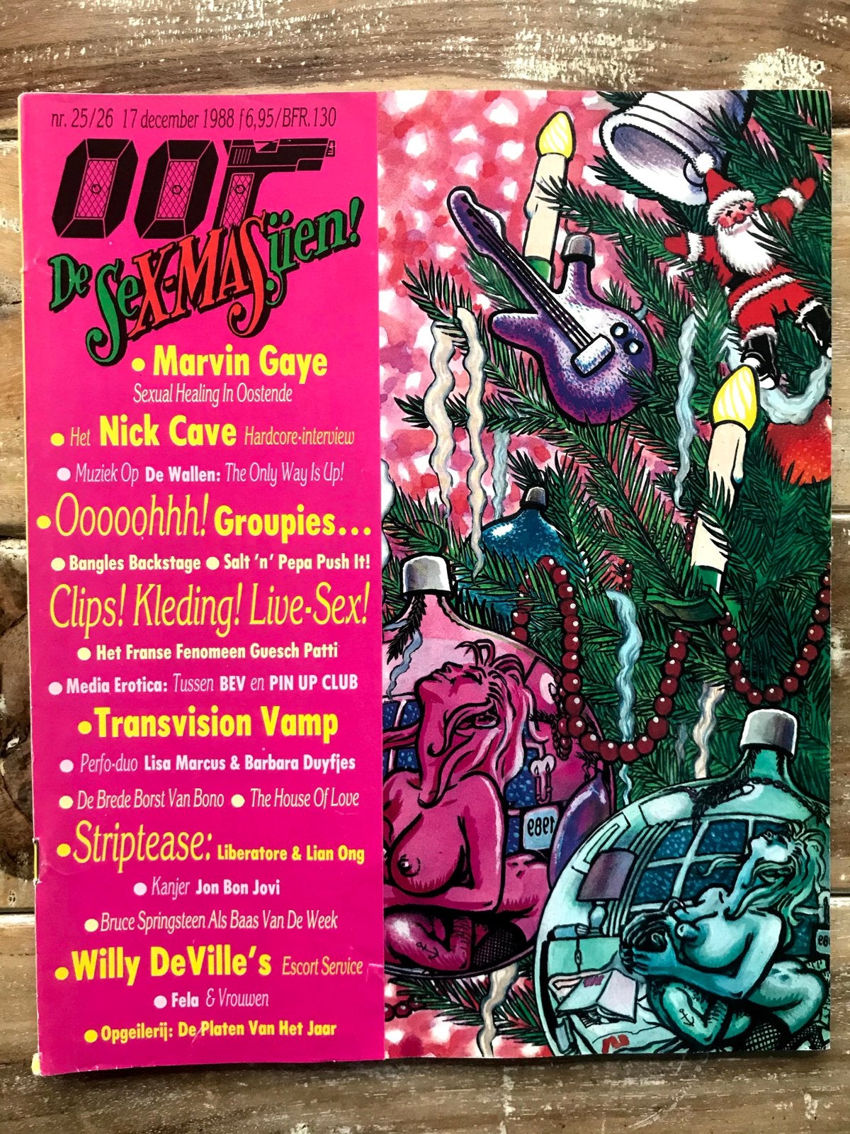 OOR Magazine 1988 NICK CAVE Transvision Vamp CENTERFOLD Kuti, Ophalen of Verzenden, Zo goed als nieuw, Muziek, Film of Tv