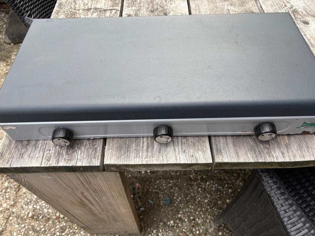 Camping gas kookstel 3 pits, Caravans en Kamperen, Kampeeraccessoires, Ophalen, Gebruikt