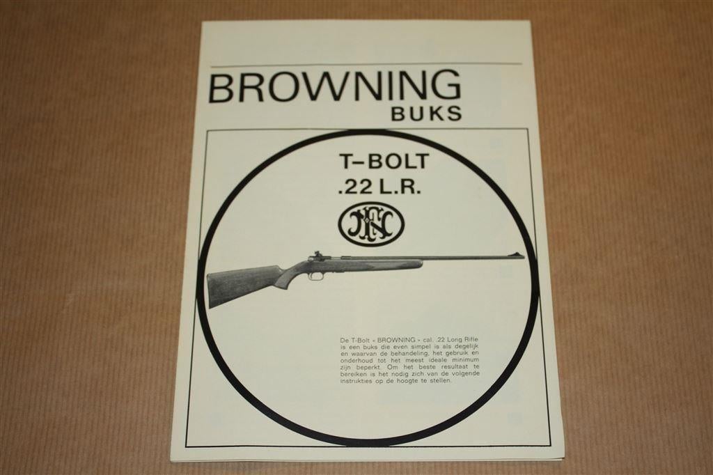 Zeldzame brochure - Browning Buks - Circa 1975, Ophalen of Verzenden, Zo goed als nieuw