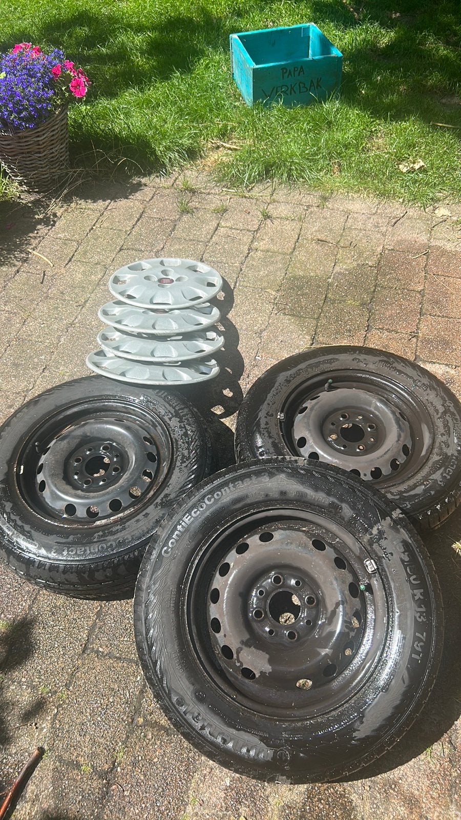 4 Wielen 155/80 R13, Ophalen, Gebruikt