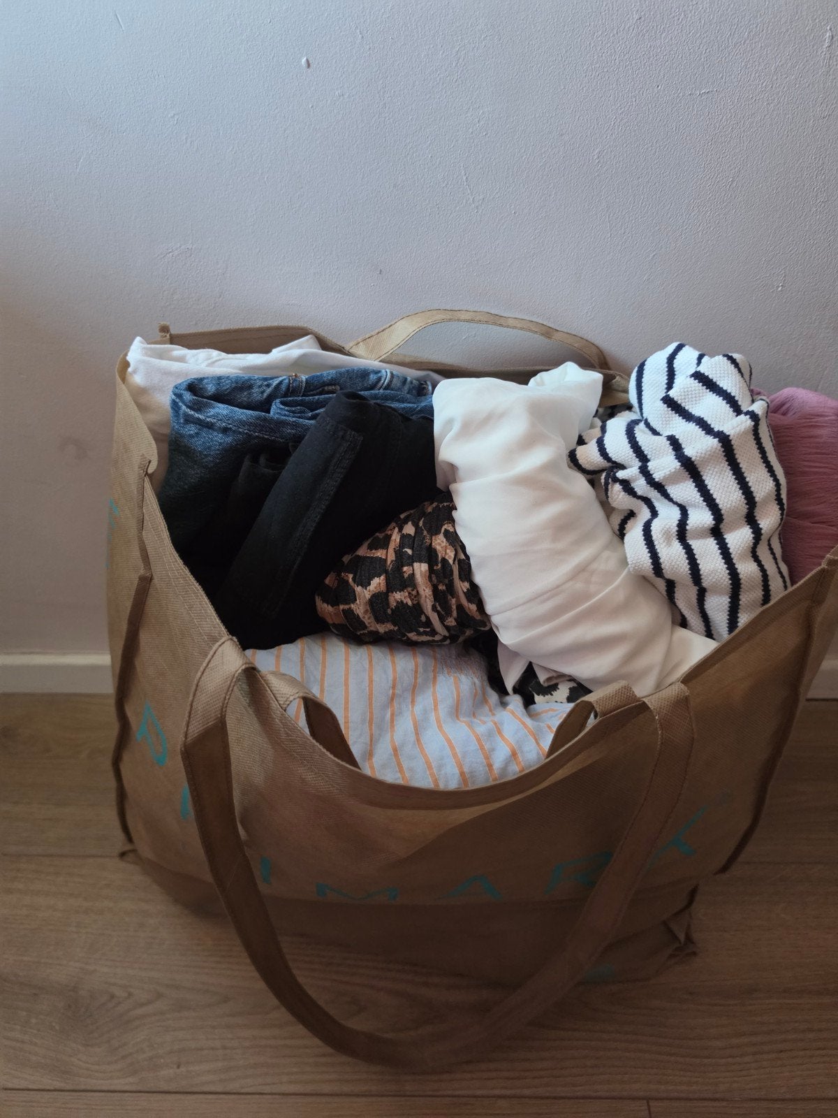 Grote tas vol zwangerschapskleding maat S/XS, Ophalen, Maat 36 (S), Gedragen, Blouse of Tuniek