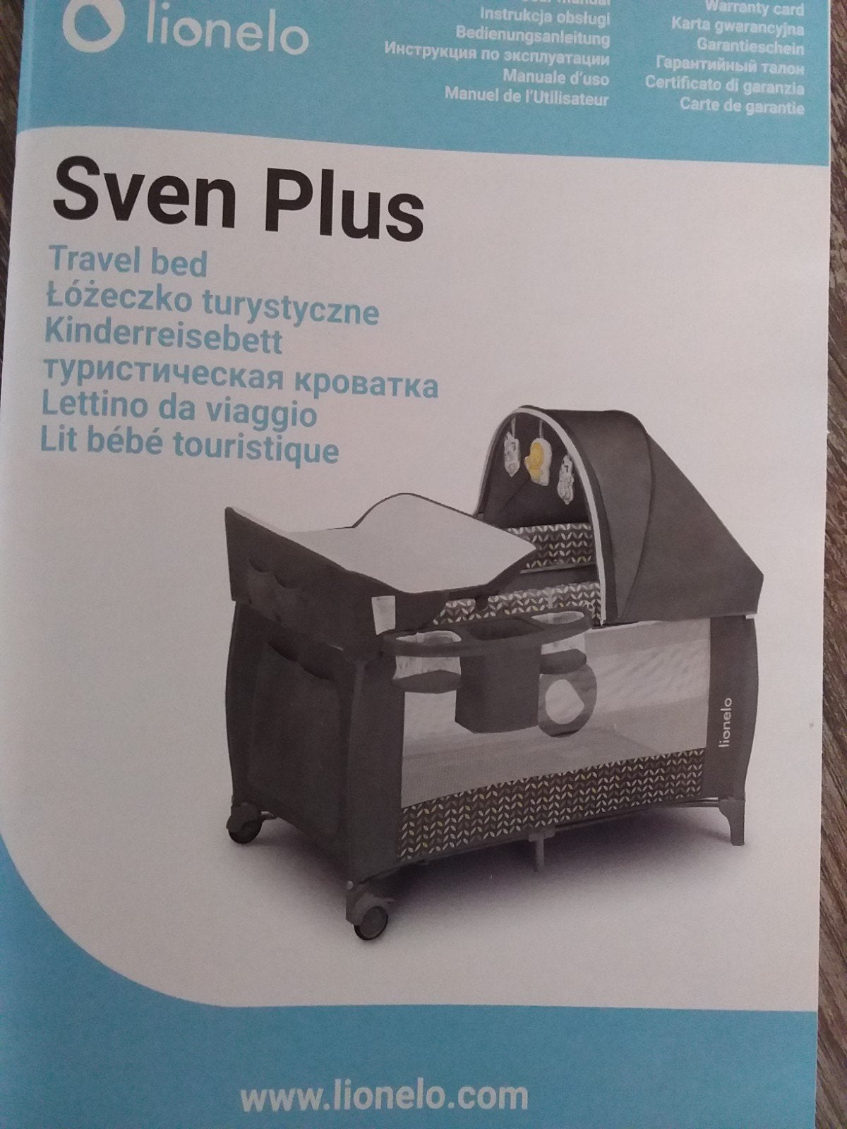 Compleet camping/ logeerbed Lionelo Sven Plus, Zo goed als nieuw, Matras, Minder dan 70 cm, 140 tot 160 cm