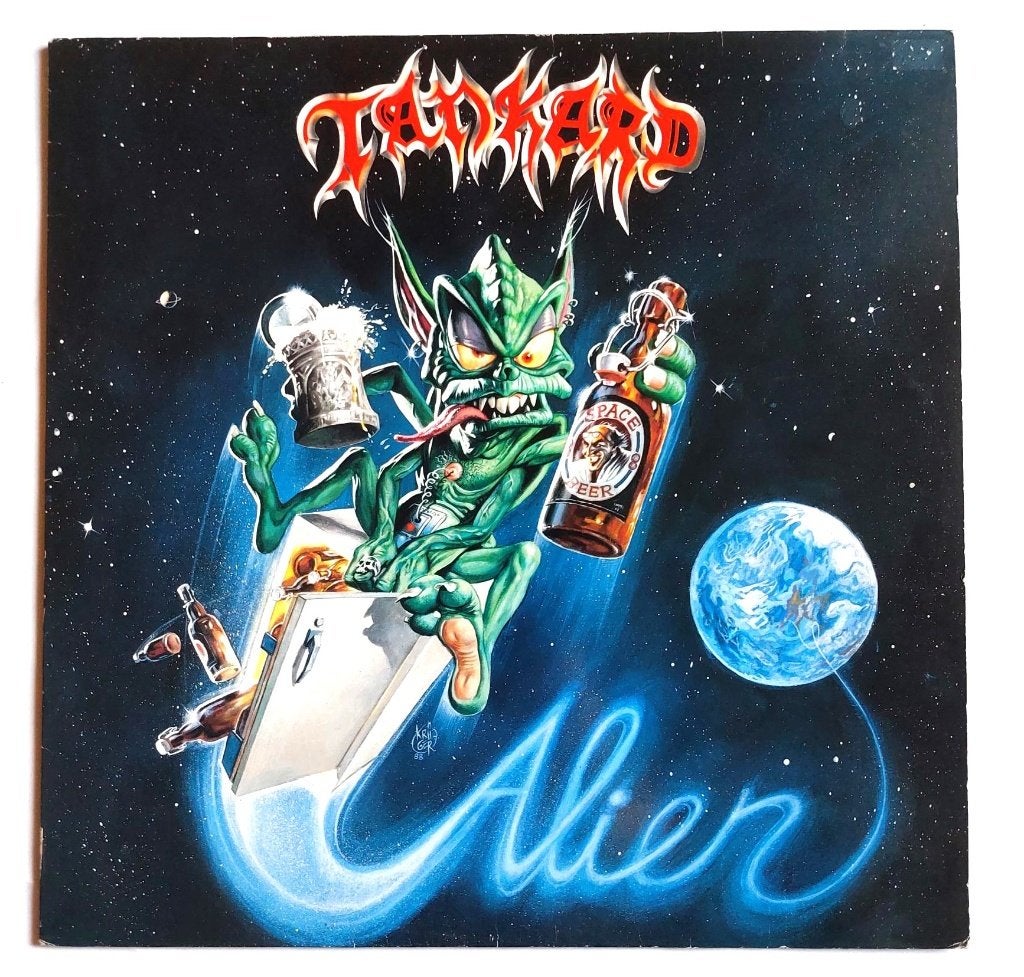 Tankard – Alien (1989), Ophalen of Verzenden, Gebruikt, 12 inch