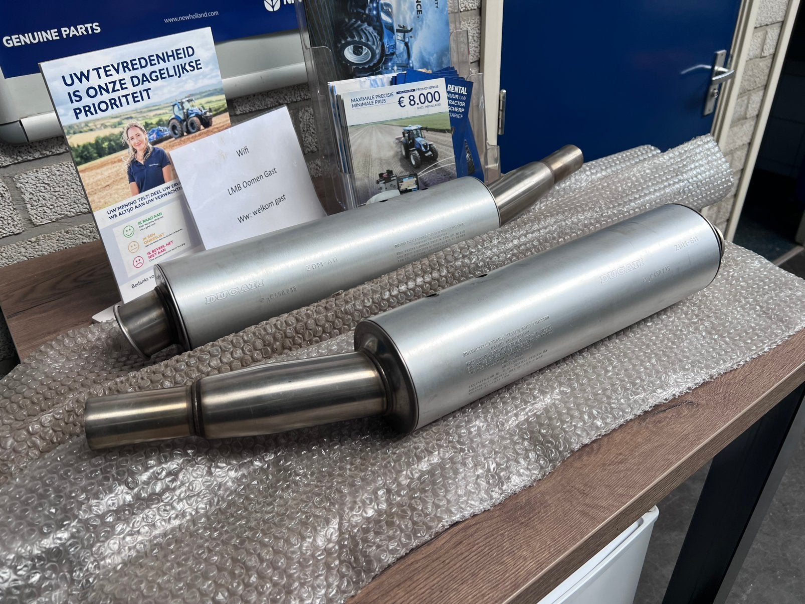 Ducati 900 SS uitlaatdempers gebruikt, Ophalen, Nieuw