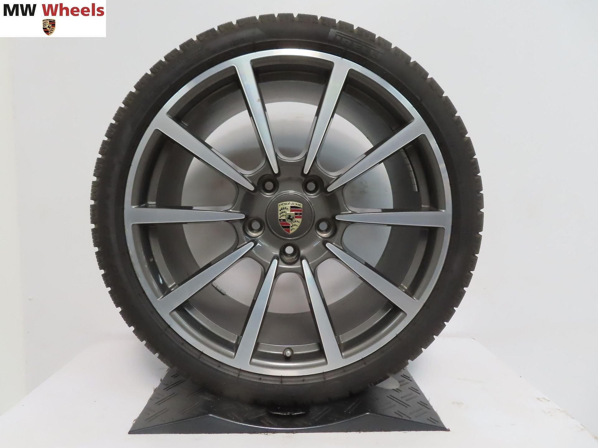 Originele Porsche 911 991 2 S 20 inch velgen winterbanden, -, -, Banden en Velgen, 20 inch