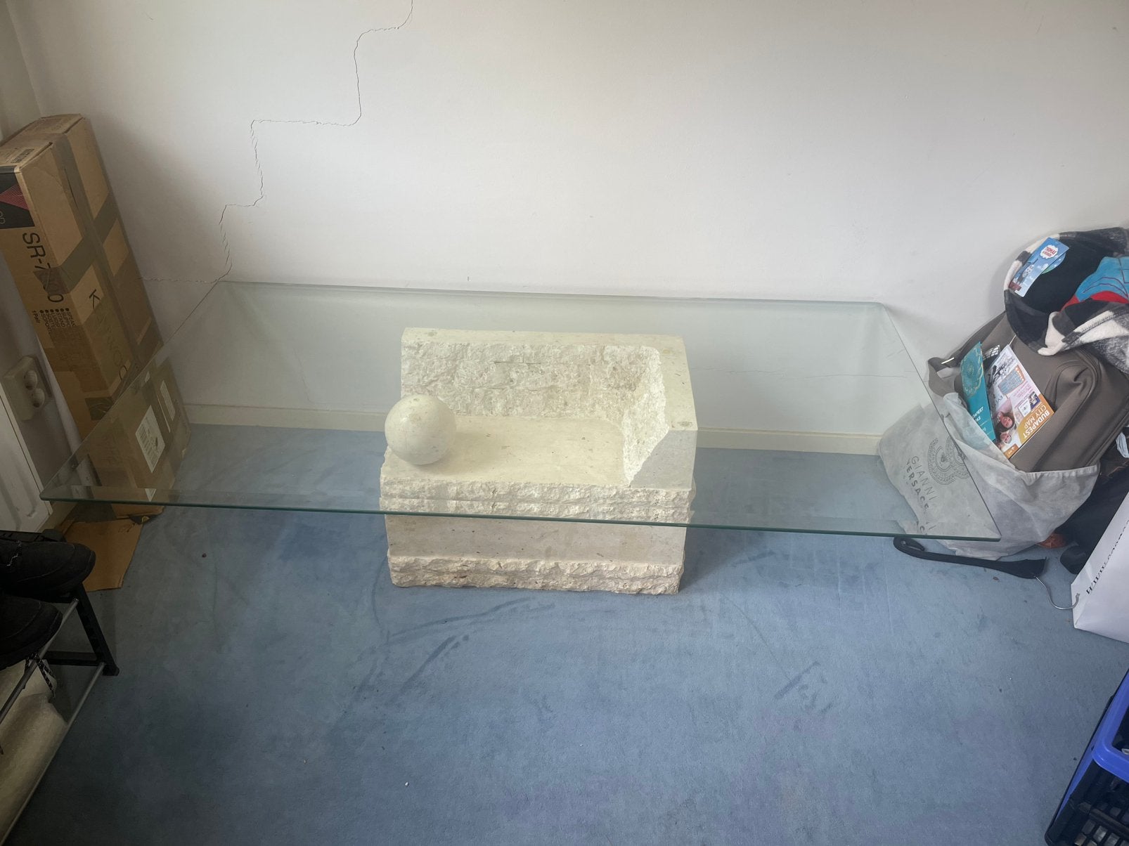 Zeer mooie salontafel, Ophalen, 100 tot 150 cm, 50 tot 100 cm, Zo goed als nieuw