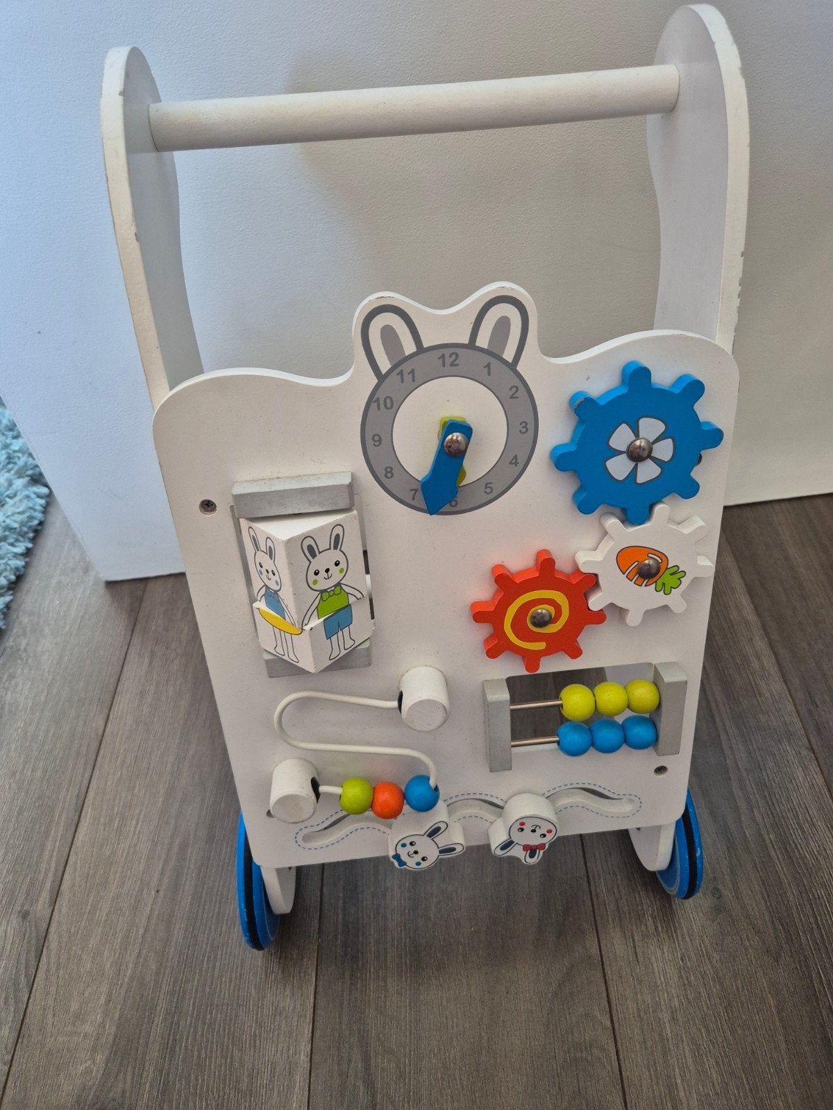 Houten loopkar met activiteitenpaneel, Ophalen, Gebruikt, Overige typen, Met wieltjes