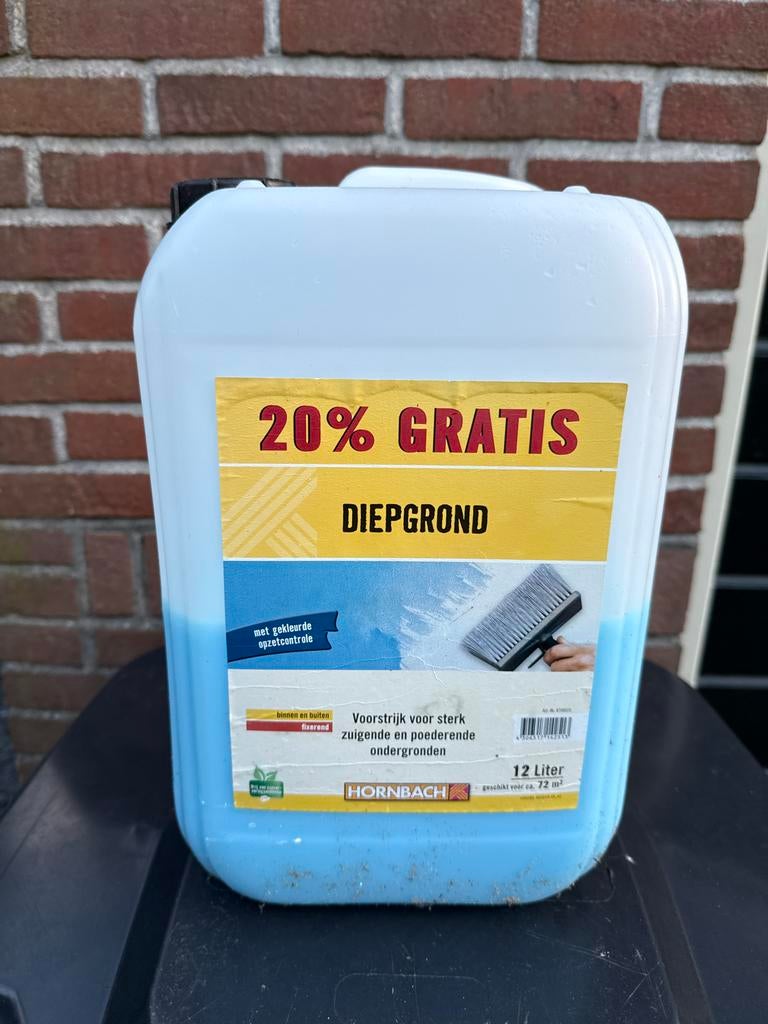 HORNBACH Diepgrond 5,8 Liter vd 12, Nieuw, Ophalen of Verzenden, Verf, 5 tot 10 liter