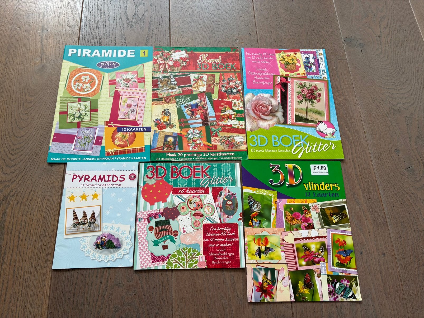 6 boekjes om zelf kaartrn mee te maken., Hobby en Vrije tijd, Kaarten | Zelf maken, Ophalen of Verzenden, Nieuw, Overige thema's