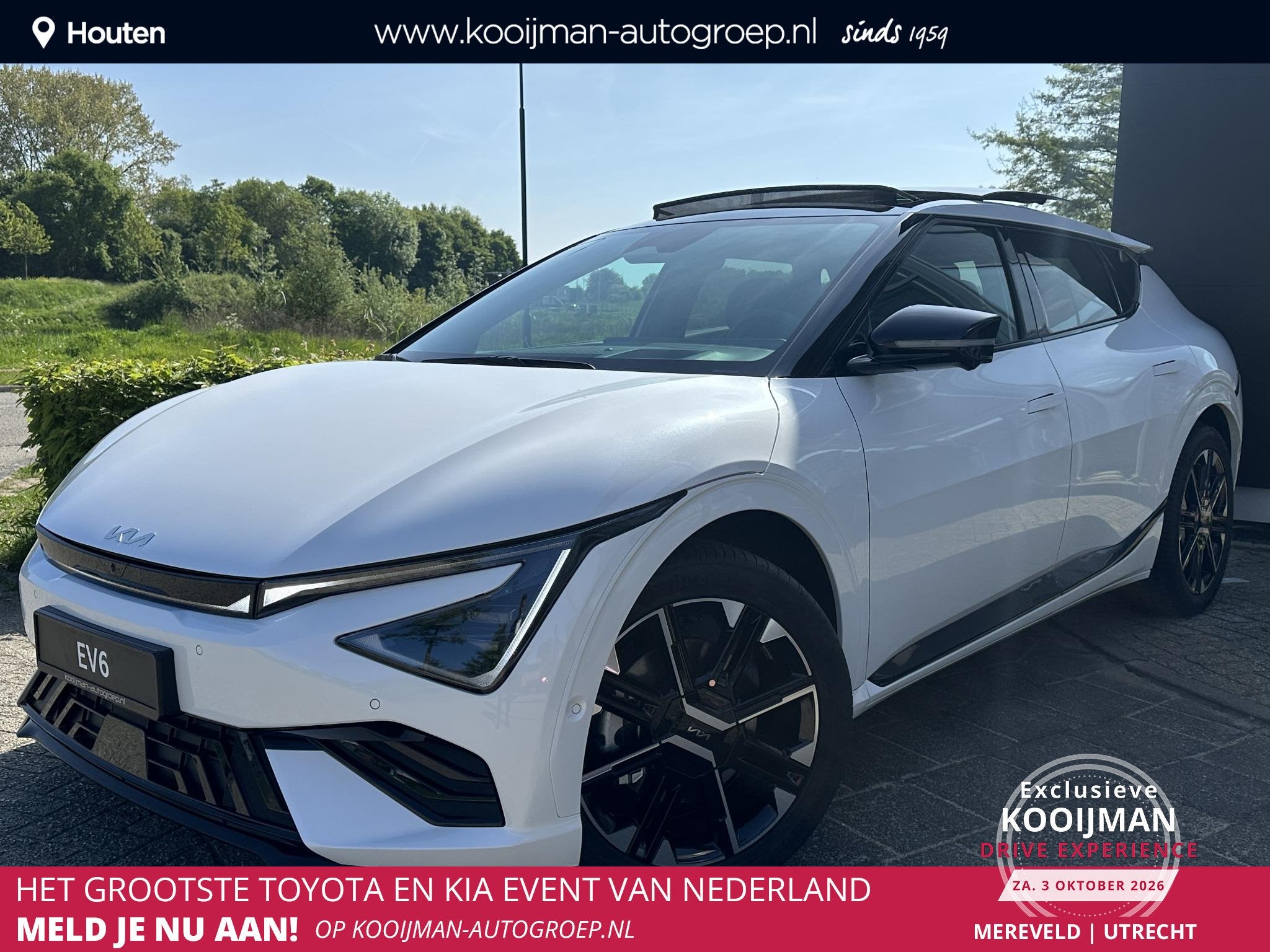 Kia EV6 GT-Line Zeer complete Auto Demo Korting!, Eerste Eig