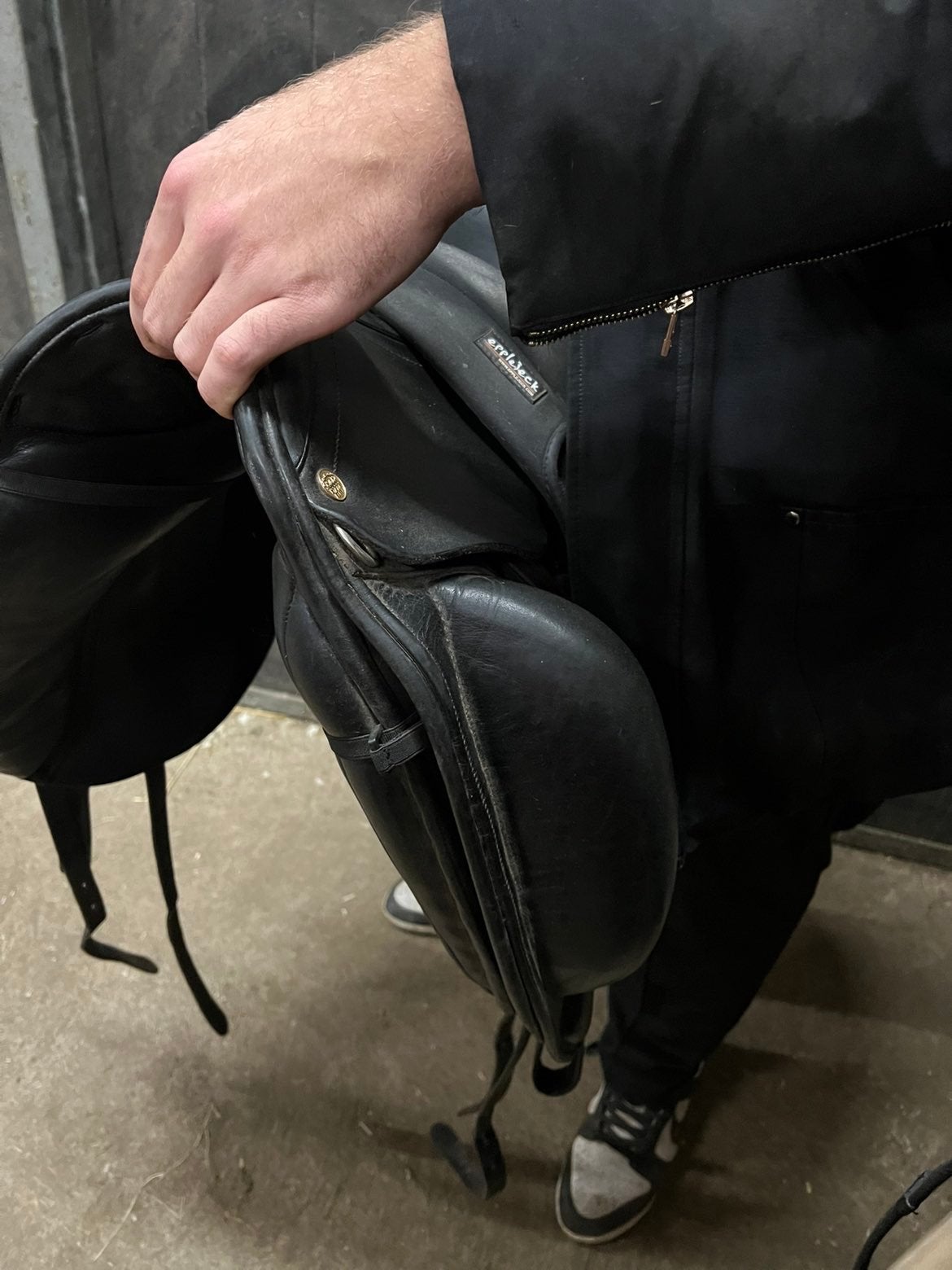 Km zadel 17,5 inch mw boom, Ophalen of Verzenden, Zo goed als nieuw, Dressuur