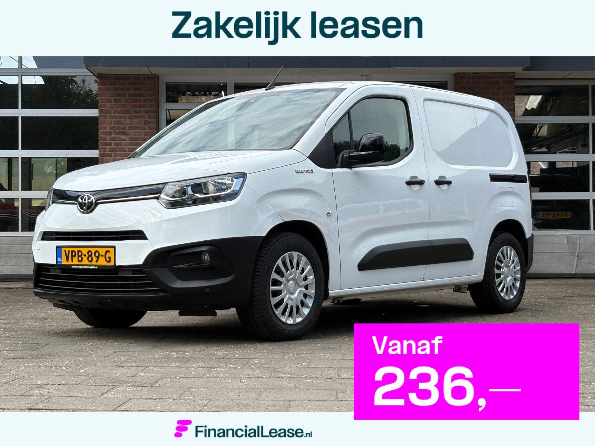 Toyota PROACE CITY Electric Toyota PROACE CITY|NAP|airco|cru, 274 km, Stof, Gebruikt, Parkeersensor