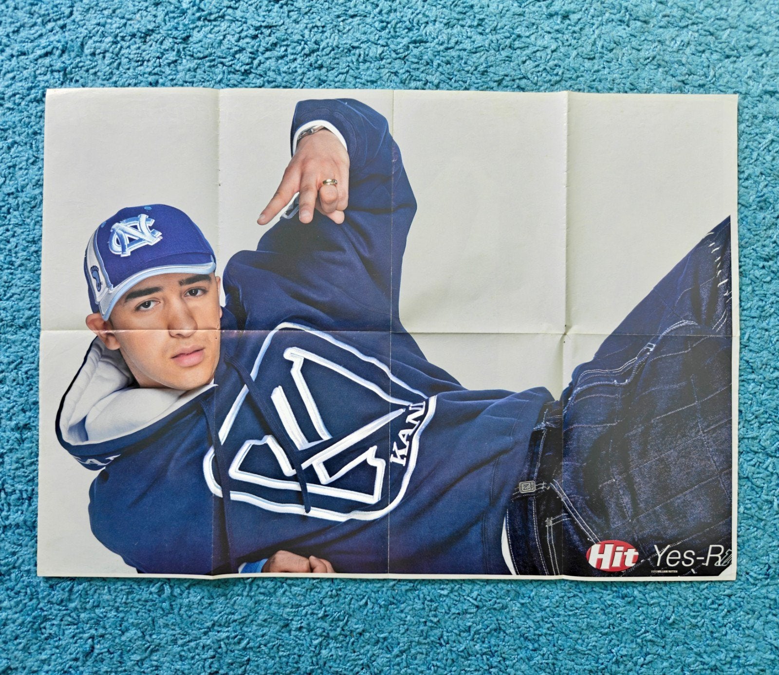 Yes-R poster hitkrant vintage, Rechthoekig Liggend, Nieuw, Ophalen of Verzenden, A1 t/m A3