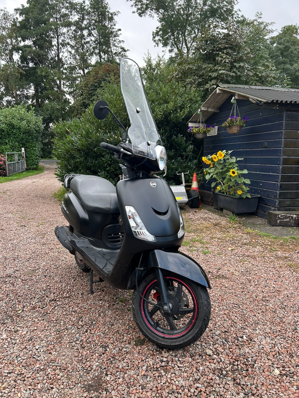 Sym Fiddle 2 scooter rijklaar, Fietsen en Brommers, Scooters | SYM, Ophalen, Gebruikt, Benzine, Fiddle
