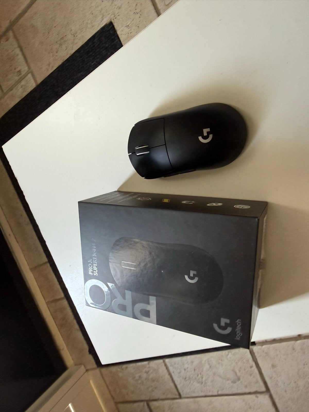 Logitech G PRO X SUPERLIGHT 2 Gaming Muis met doos, Computers en Software, Muizen, Muis, Gaming muis, Ophalen of Verzenden, Zo goed als nieuw
