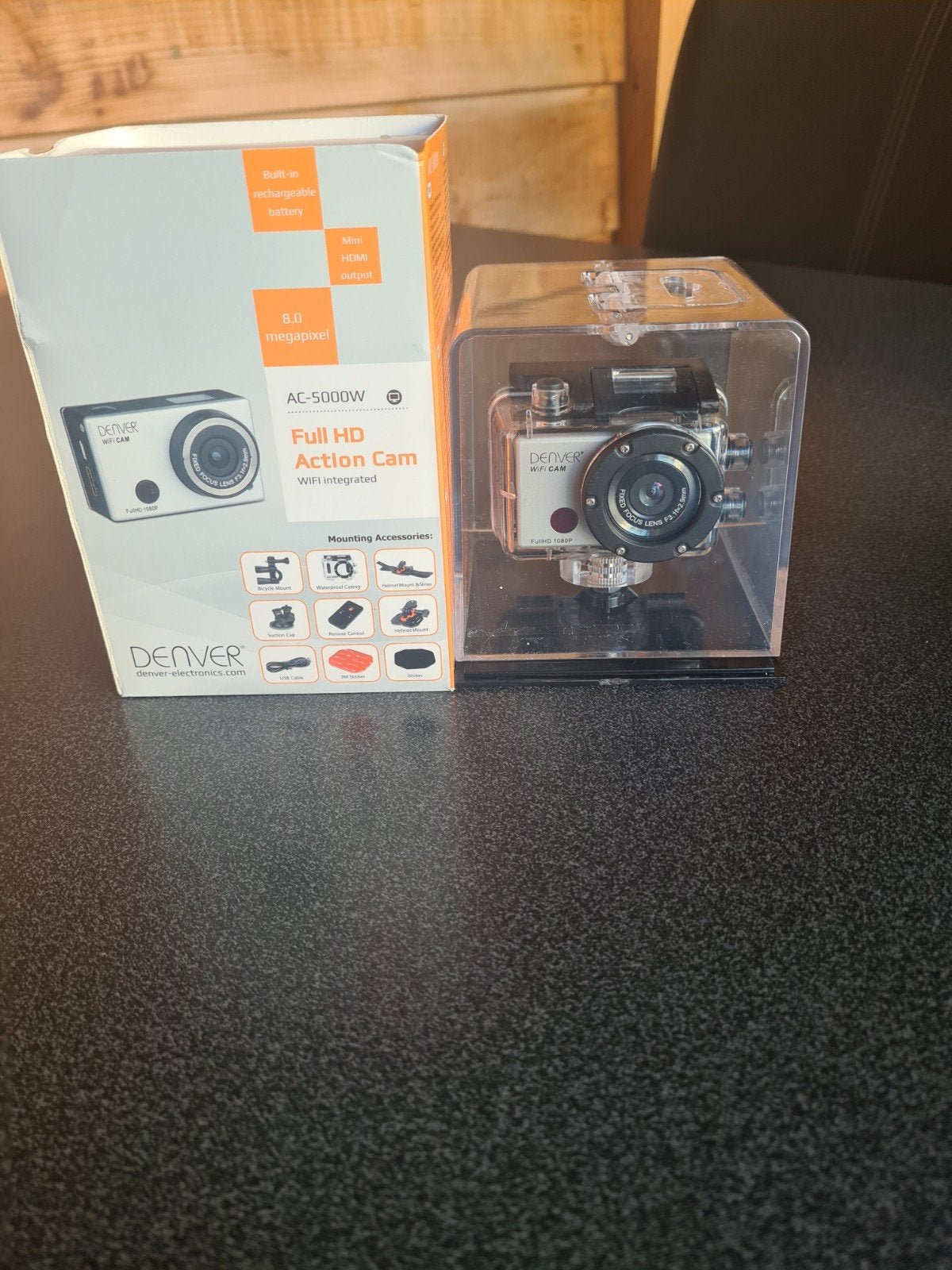 Denver AC-5000W Full HD Action Cam met WiFi, Ophalen of Verzenden