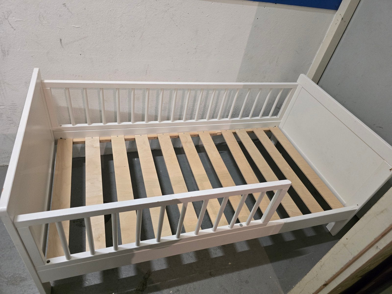 Peuterbed  (ikea), Ophalen of Verzenden, Gebruikt, 140 tot 160 cm, 70 tot 85 cm