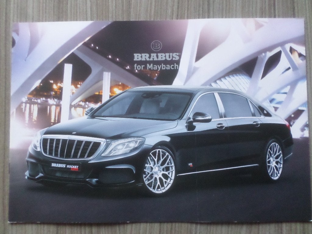 Mercedes Brabus Maybach Brochure, Ophalen of Verzenden, Zo goed als nieuw, Mercedes