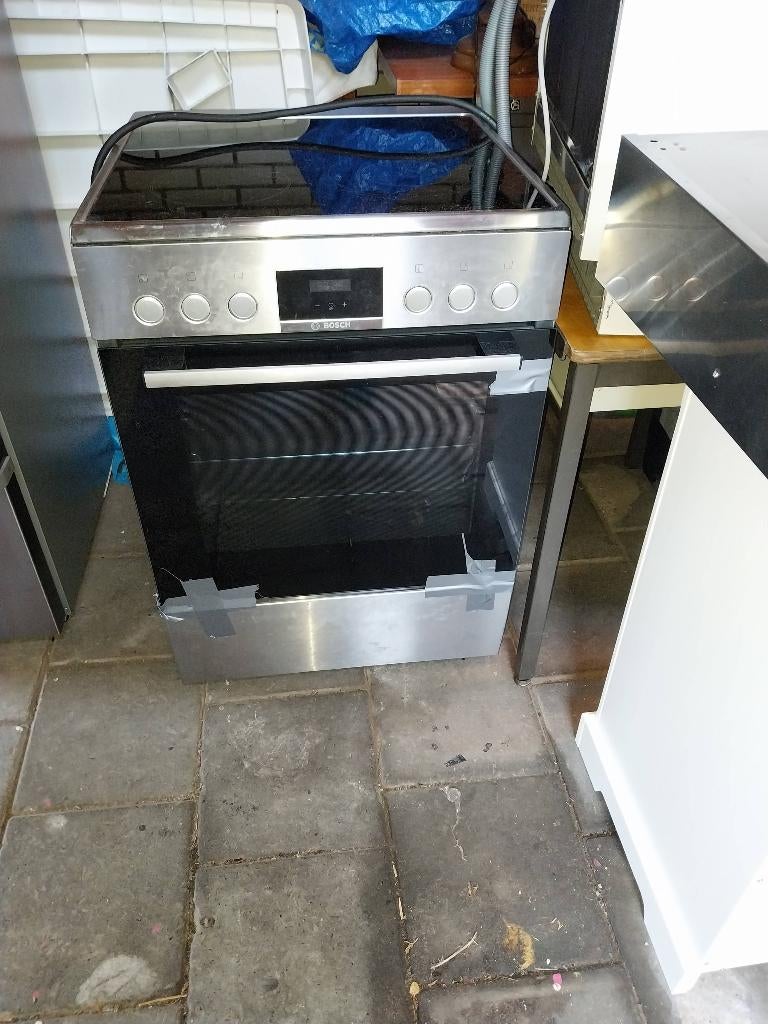 Bosch fornuis keramisch zgan, Ophalen, 60 cm of meer, Keramisch, 4 kookzones