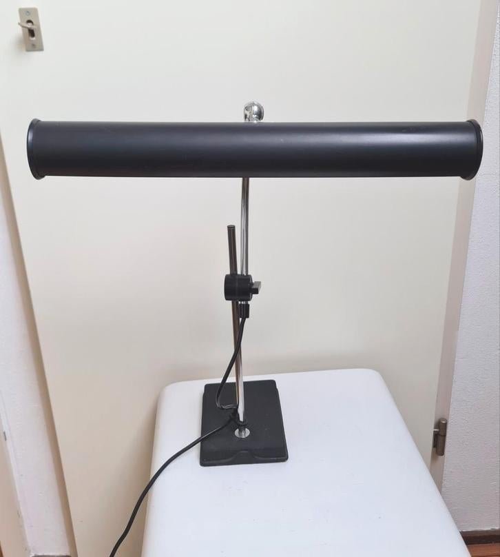 Hala Zeist bureaulamp leeslamp pianolamp verstelbaar vintage, Ophalen, Gebruikt, Vintage retro seventies interieur design, Minder dan 50 cm