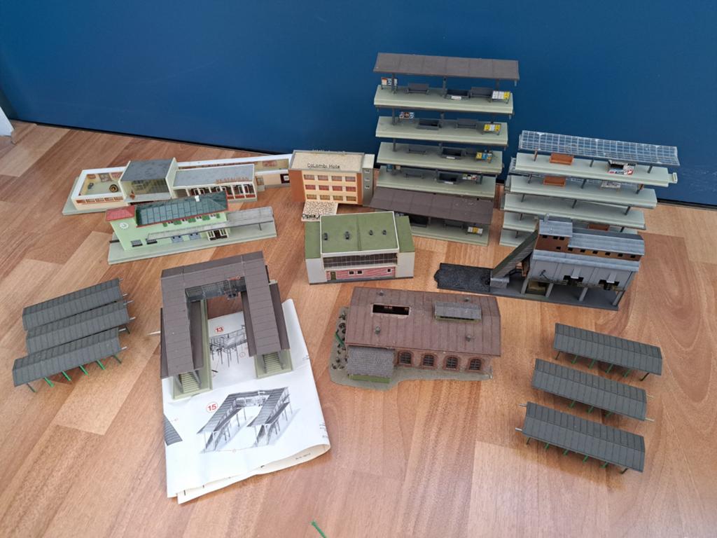 Gebouwen en bruggen voor modelspoor, Ophalen, Gelijkstroom of Wisselstroom, Brug, Tunnel of Gebouw, Overige merken