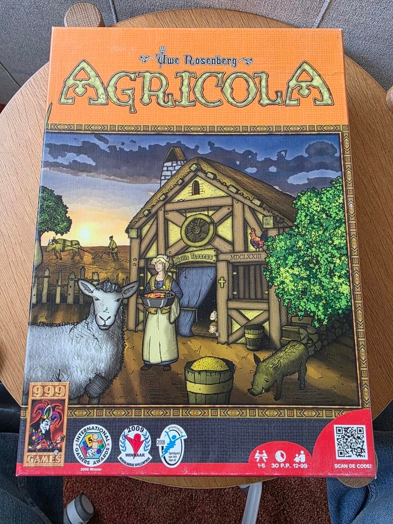Bordspel Agricola - Strategisch familiespel, Hobby en Vrije tijd, Gezelschapsspellen | Bordspellen, Vijf spelers of meer, Ophalen of Verzenden
