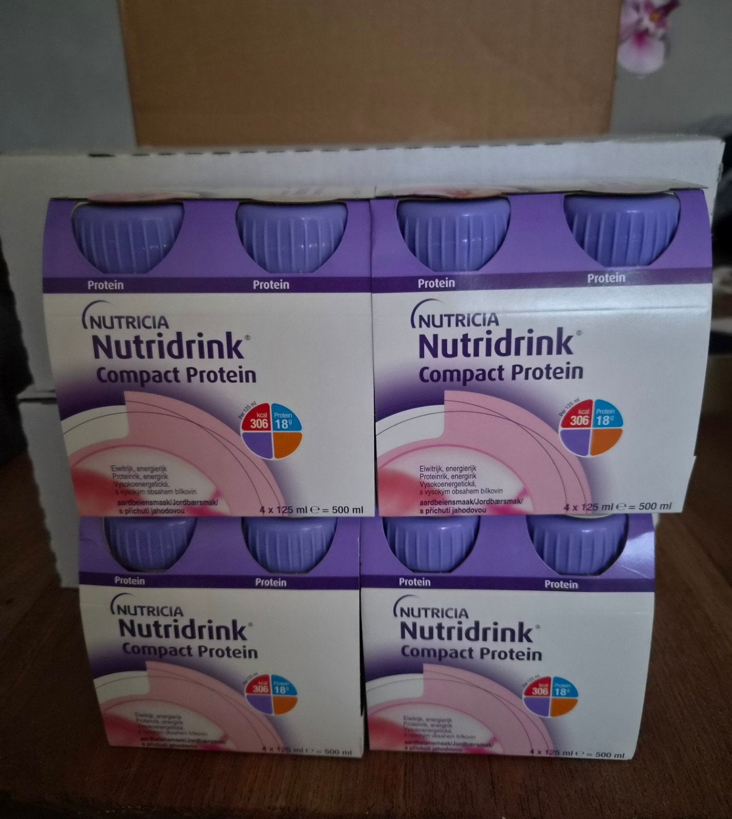 Nutridrink Compact Aardbei – 64 flesjes - tht 18-7-2027, Ophalen